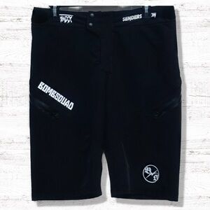 Bombsquad Senders Union Men’s Black Enduro/DH Mountain Biking Shorts